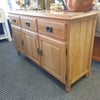 Sideboard Light Stain 139cm Furniture at World Of Decor NZ