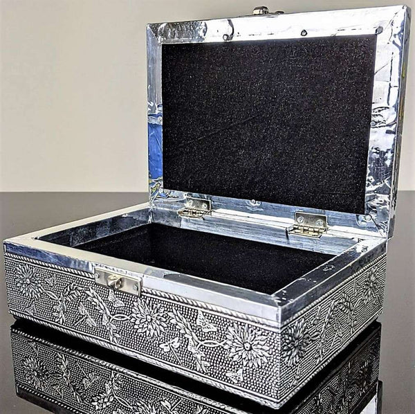 Silver Jewelry Box Tree of Life ACCESSORIES at World Of Decor NZ