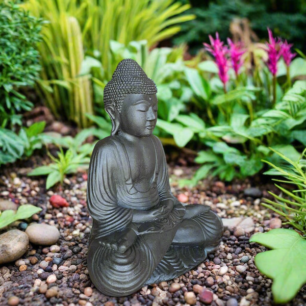 Sitting Buddha statue at World Of Decor NZ