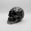 Skull Celtic-Silver/Black 17x12x10 Poly Resin Figurines & Animals at World Of Decor NZ
