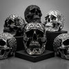 Skull Celtic-Silver/Black 17x12x10 Poly Resin Figurines & Animals at World Of Decor NZ