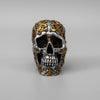 Skull Celtic-Siver/Gold Poly Resin Figurines & Animals at World Of Decor NZ