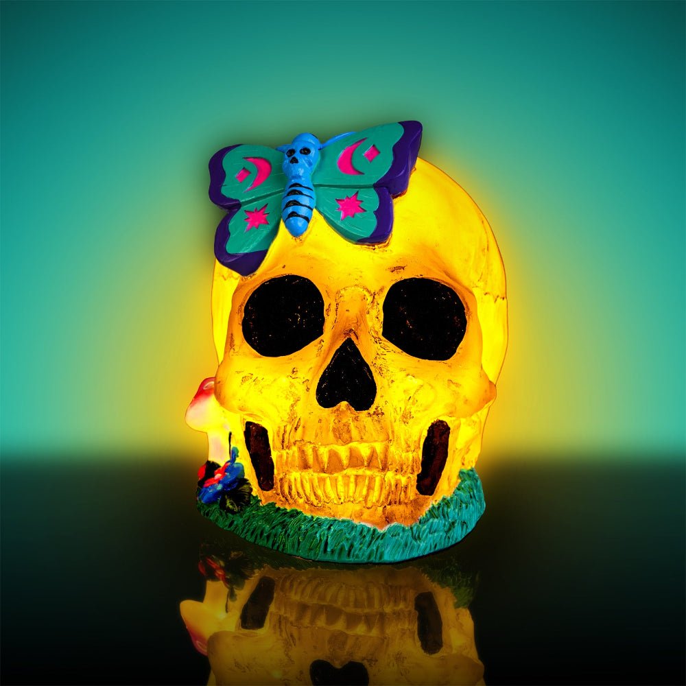 Skull Garden LED Table Lamp LAMP at World Of Decor NZ