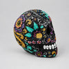 Skull Psychedelic 17cm-Green Leaf SCULPTURE/ORNAMENT & ANIMAL at World Of Decor NZ