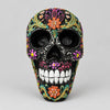Skull Psychedelic 17cm-Pink Leaf SCULPTURE/ORNAMENT & ANIMAL at World Of Decor NZ