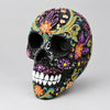 Skull Psychedelic 17cm-Pink Leaf SCULPTURE/ORNAMENT & ANIMAL at World Of Decor NZ