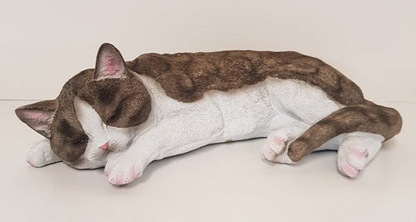 Sleeping Cat Poly Resin Figurines & Animals at World Of Decor NZ