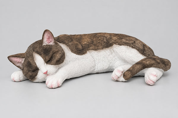 Sleeping Cat Poly Resin Figurines & Animals at World Of Decor NZ