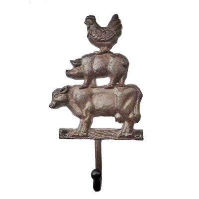 Stacking Animal Hook METAL/CAST IRON at World Of Decor NZ
