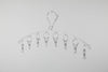 Stainless Steel Clothes Hanger Hooks with 8 clips Home Accessories at World Of Decor NZ