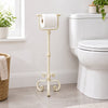 Standing Toilet Roll Holder-Cream BATHROOM at World Of Decor NZ