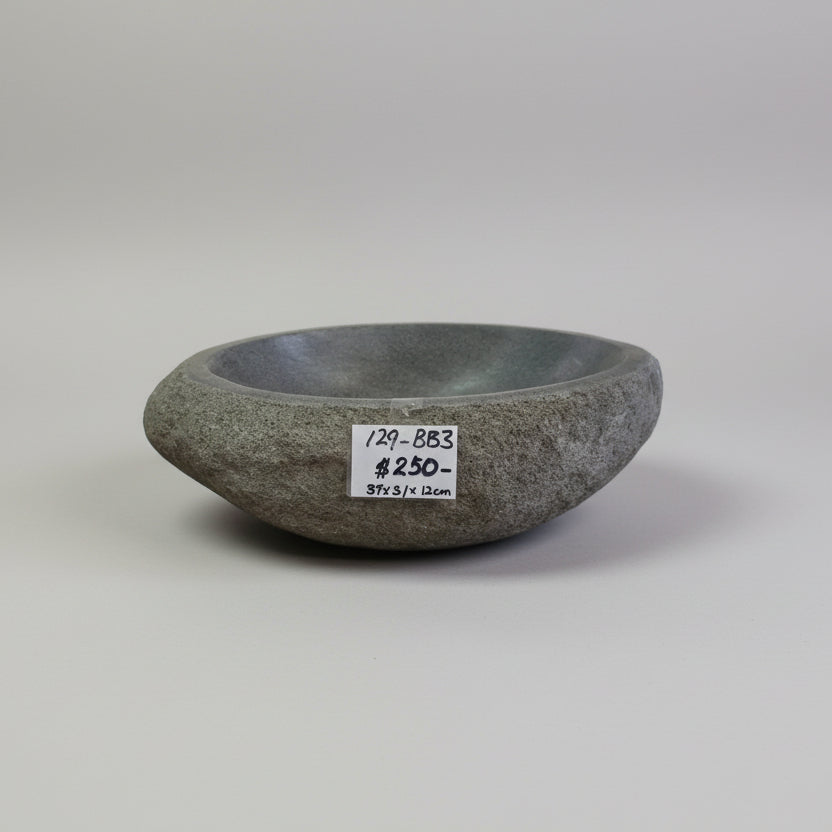 Stone Bird Bath 129 - BB3 VOLCANIC ROCK at World Of Decor NZ