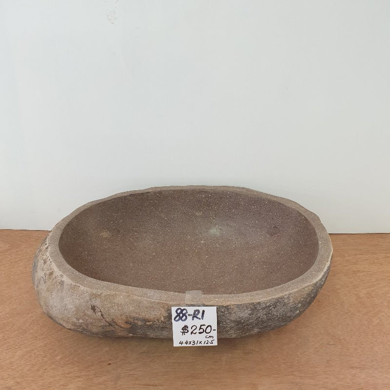 Stone Bird Bath Bowl - R1 VOLCANIC ROCK at World Of Decor NZ