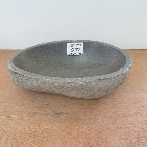 Stone Bird Bath Bowl - R10 VOLCANIC ROCK at World Of Decor NZ