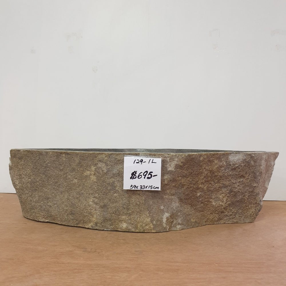 Stone Hand Basin Collections New Zealand 129 - 1L VOLCANIC ROCK at World Of Decor NZ