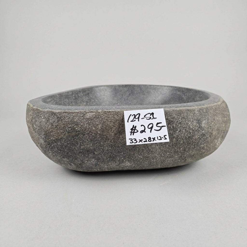 Stone Hand Basin Collections New Zealand 129-S1 VOLCANIC ROCK at World Of Decor NZ