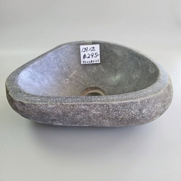 Stone Hand Basin Collections New Zealand 129-S1 VOLCANIC ROCK at World Of Decor NZ