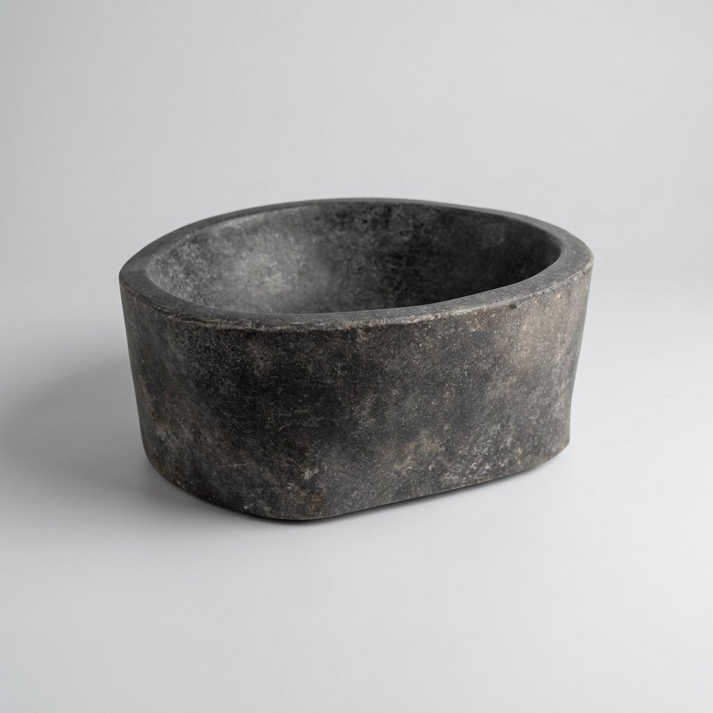 Stone Hand Basin Collections New Zealand 129-S5 VOLCANIC ROCK at World Of Decor NZ