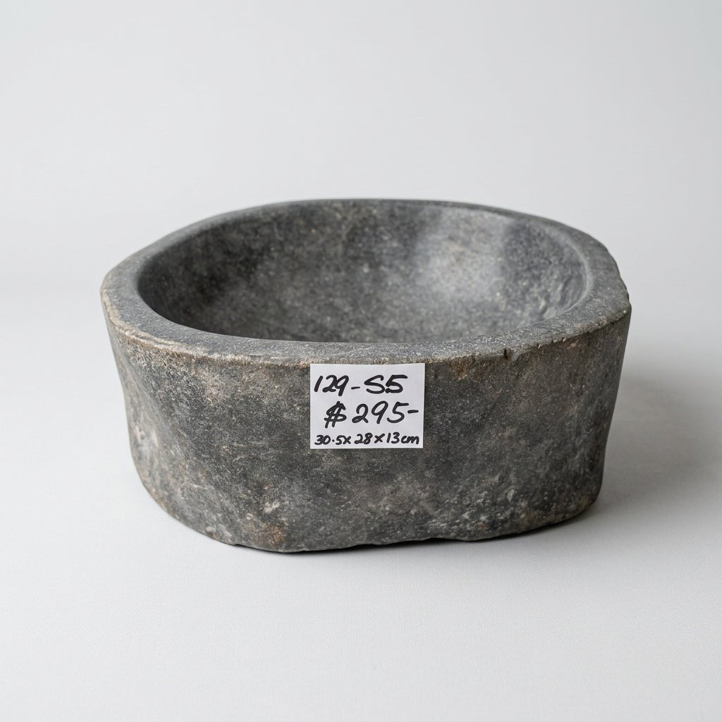 Stone Hand Basin Collections New Zealand 129-S5 VOLCANIC ROCK at World Of Decor NZ