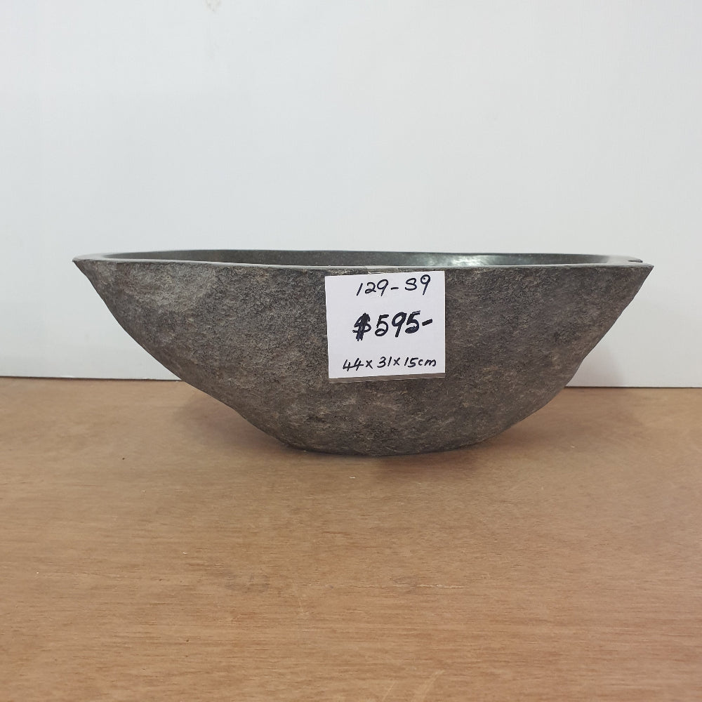 Stone Hand Basin Collections New Zealand 129 - S9 VOLCANIC ROCK at World Of Decor NZ