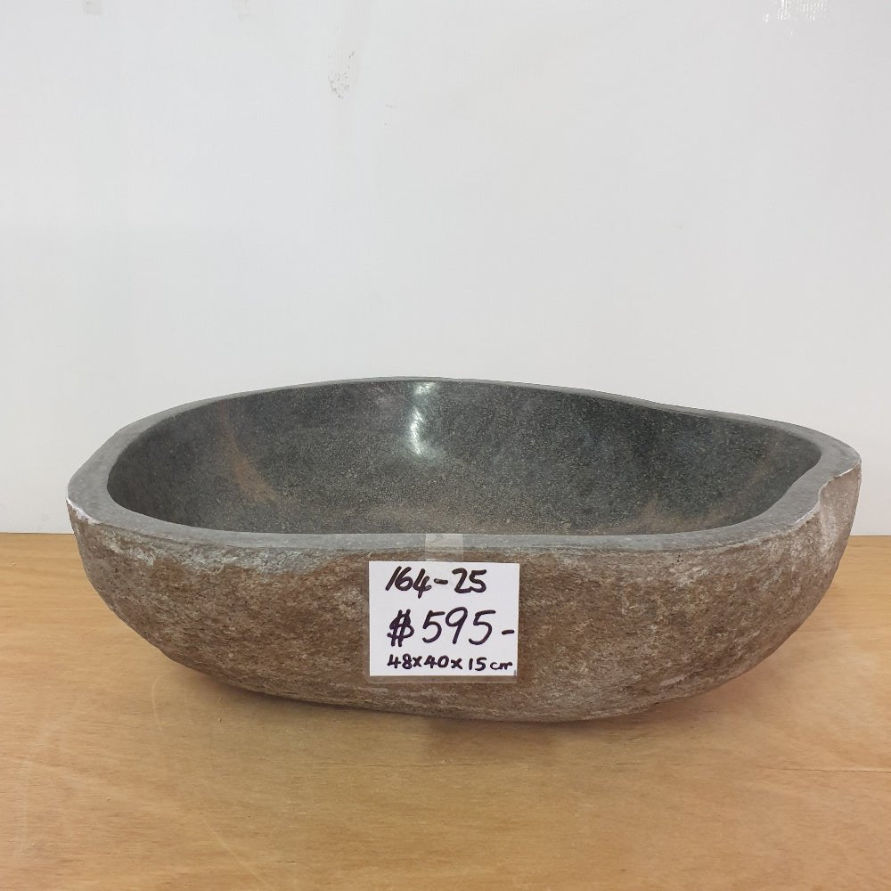 Stone Hand Basin Collections New Zealand 164 - 25 VOLCANIC ROCK at World Of Decor NZ