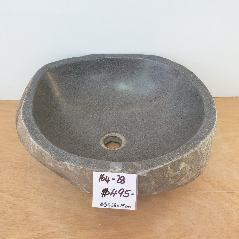 Stone Hand Basin Collections New Zealand 164 - 28 VOLCANIC ROCK at World Of Decor NZ