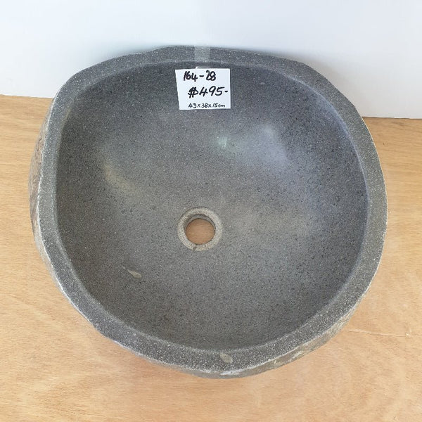 Stone Hand Basin Collections New Zealand 164 - 28 VOLCANIC ROCK at World Of Decor NZ