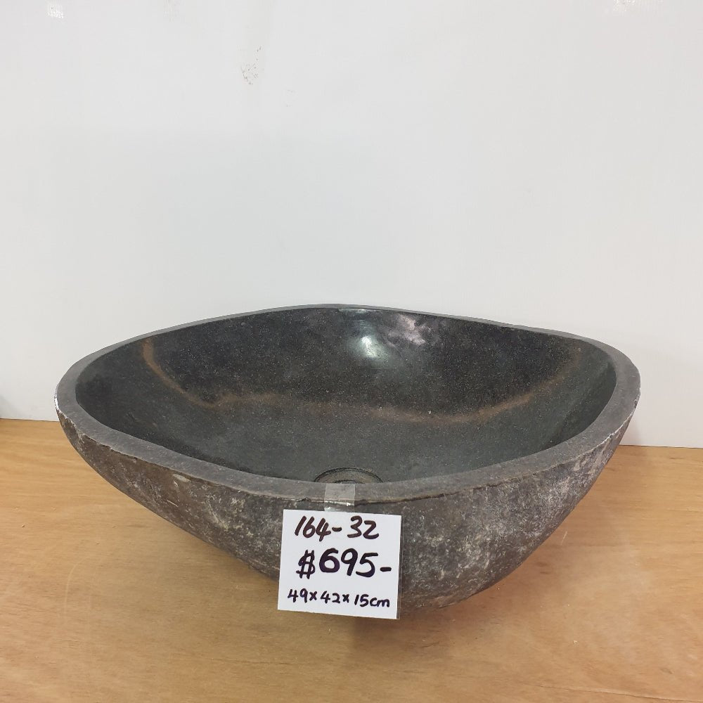 Stone Hand Basin Collections New Zealand 164 - 32 VOLCANIC ROCK at World Of Decor NZ