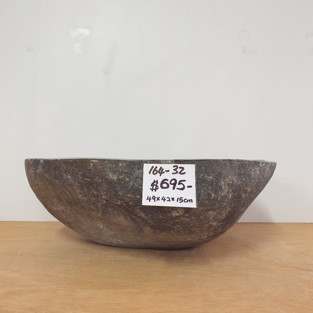 Stone Hand Basin Collections New Zealand 164 - 32 VOLCANIC ROCK at World Of Decor NZ