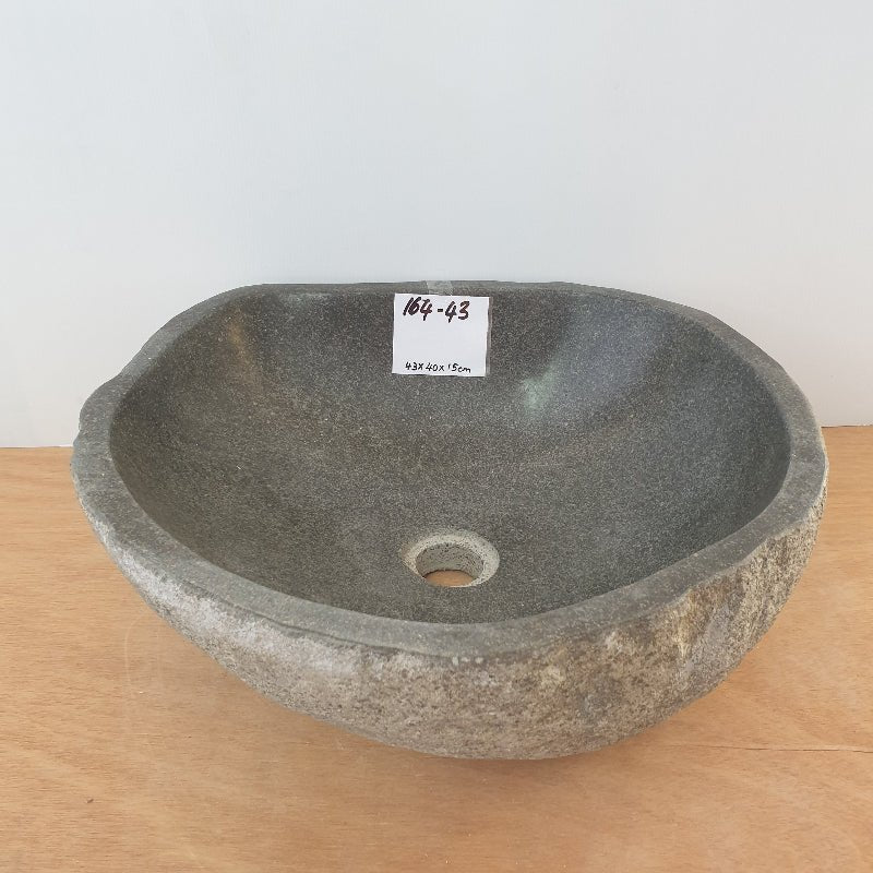 Stone Hand Basin Collections New Zealand 164 - 43 VOLCANIC ROCK at World Of Decor NZ