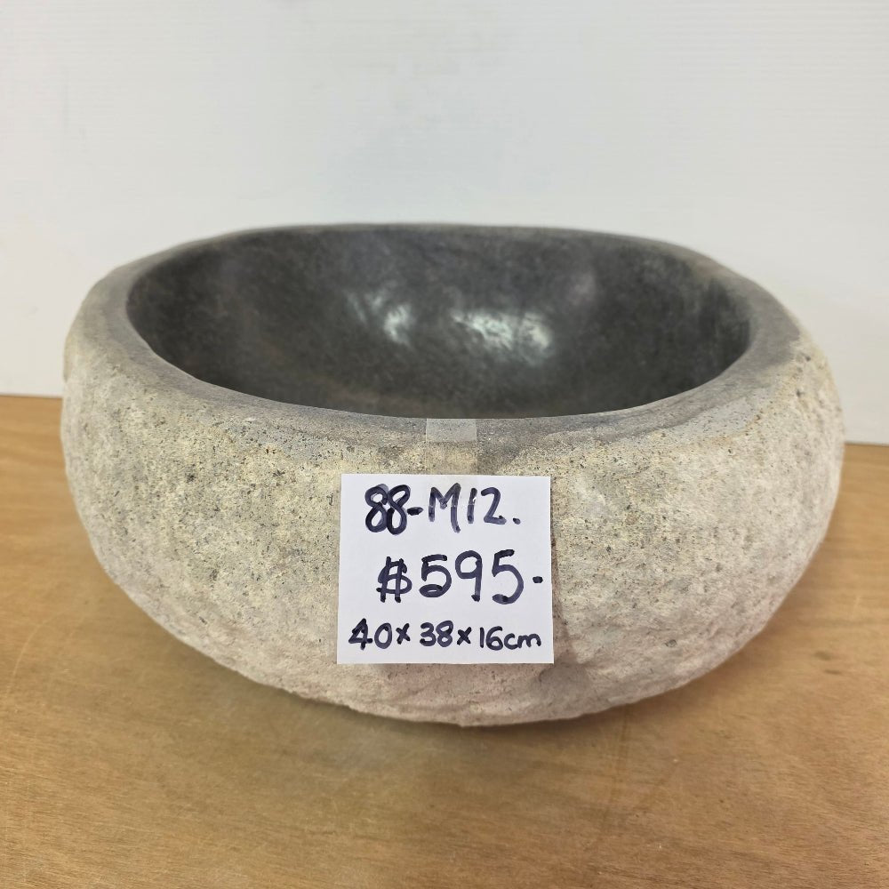 Stone Hand Basin Collections New Zealand 88 - M12 VOLCANIC ROCK at World Of Decor NZ
