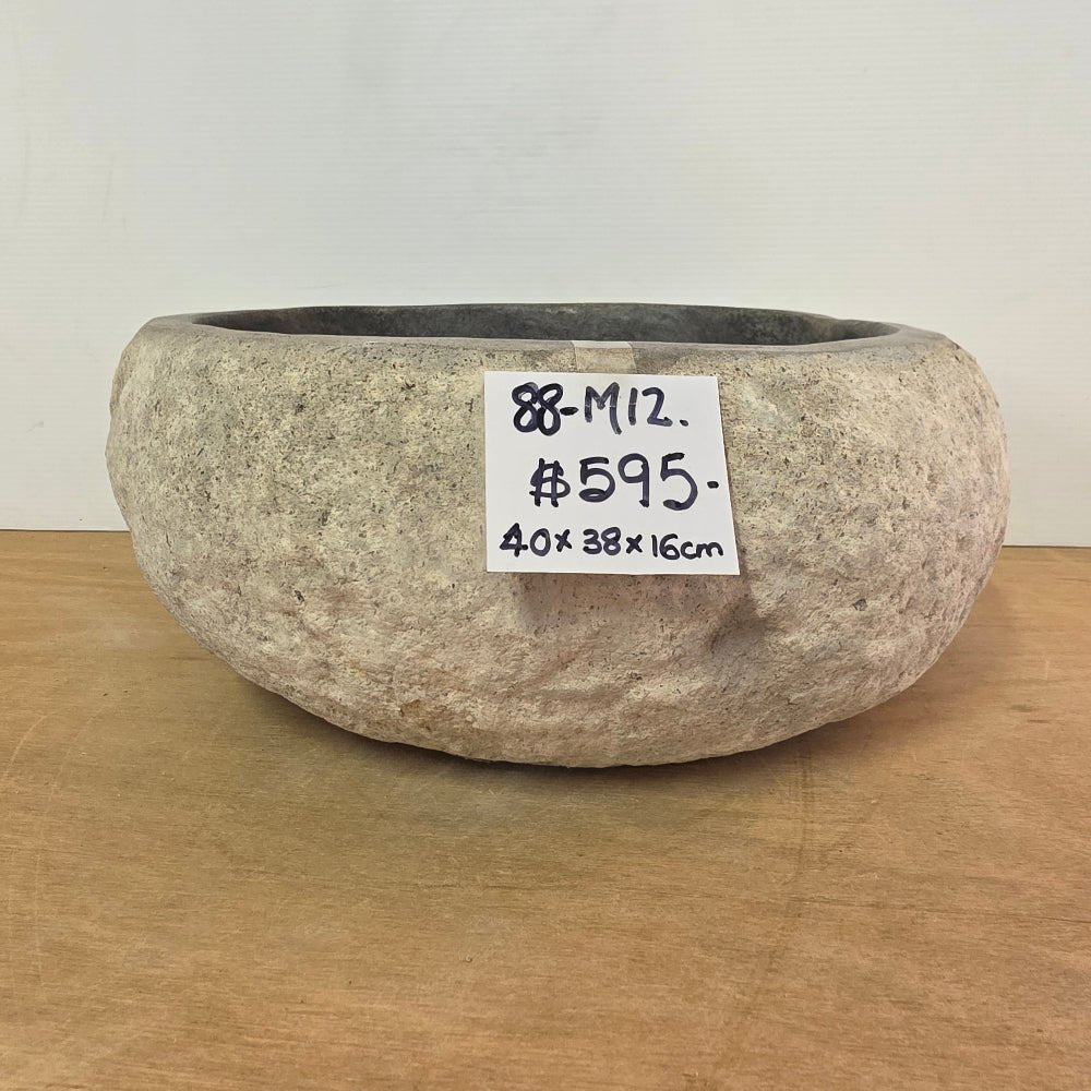 Stone Hand Basin Collections New Zealand 88 - M12 VOLCANIC ROCK at World Of Decor NZ