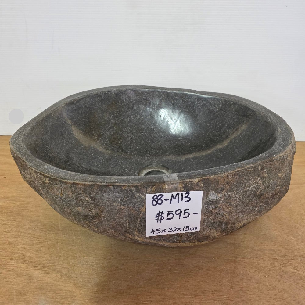 Stone Hand Basin Collections New Zealand 88 - M13 VOLCANIC ROCK at World Of Decor NZ