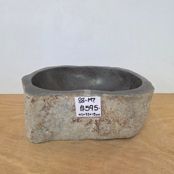 Stone Hand Basin Collections New Zealand 88 - M7 VOLCANIC ROCK at World Of Decor NZ