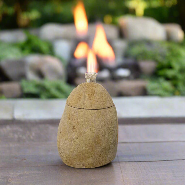 Stone Outdoor Lamp - Large CANDLES HOLDER at World Of Decor NZ