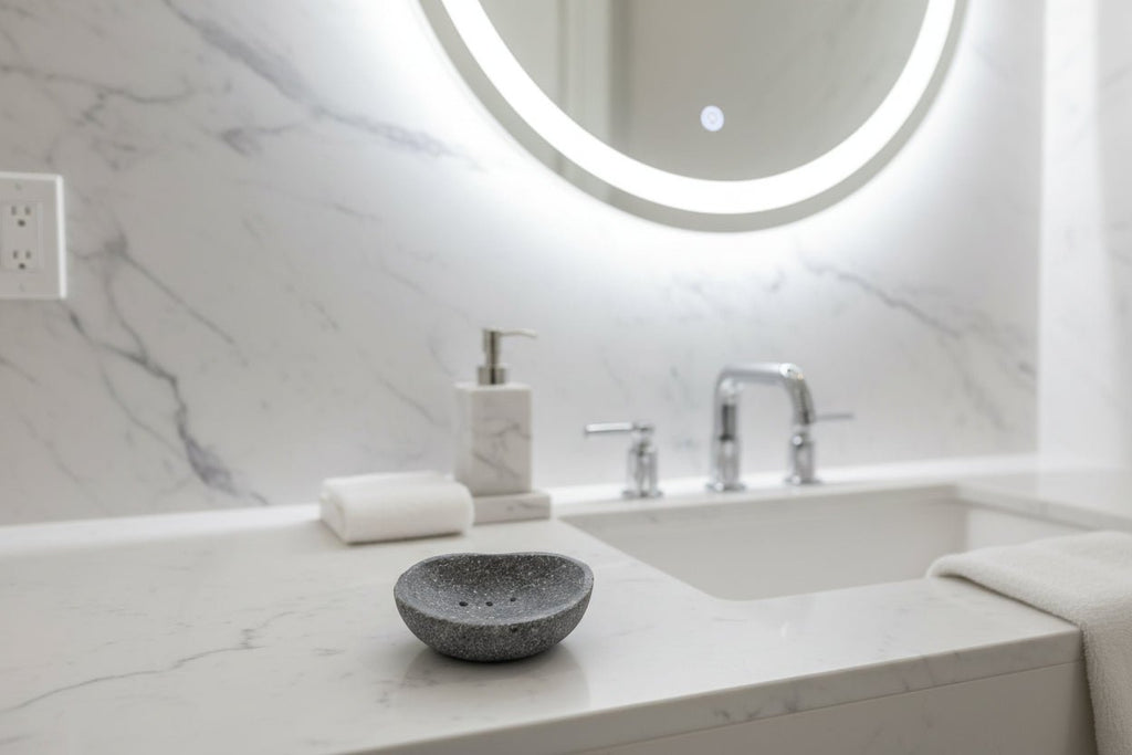 Stone Soap Holder Dish BATHROOM at World Of Decor NZ