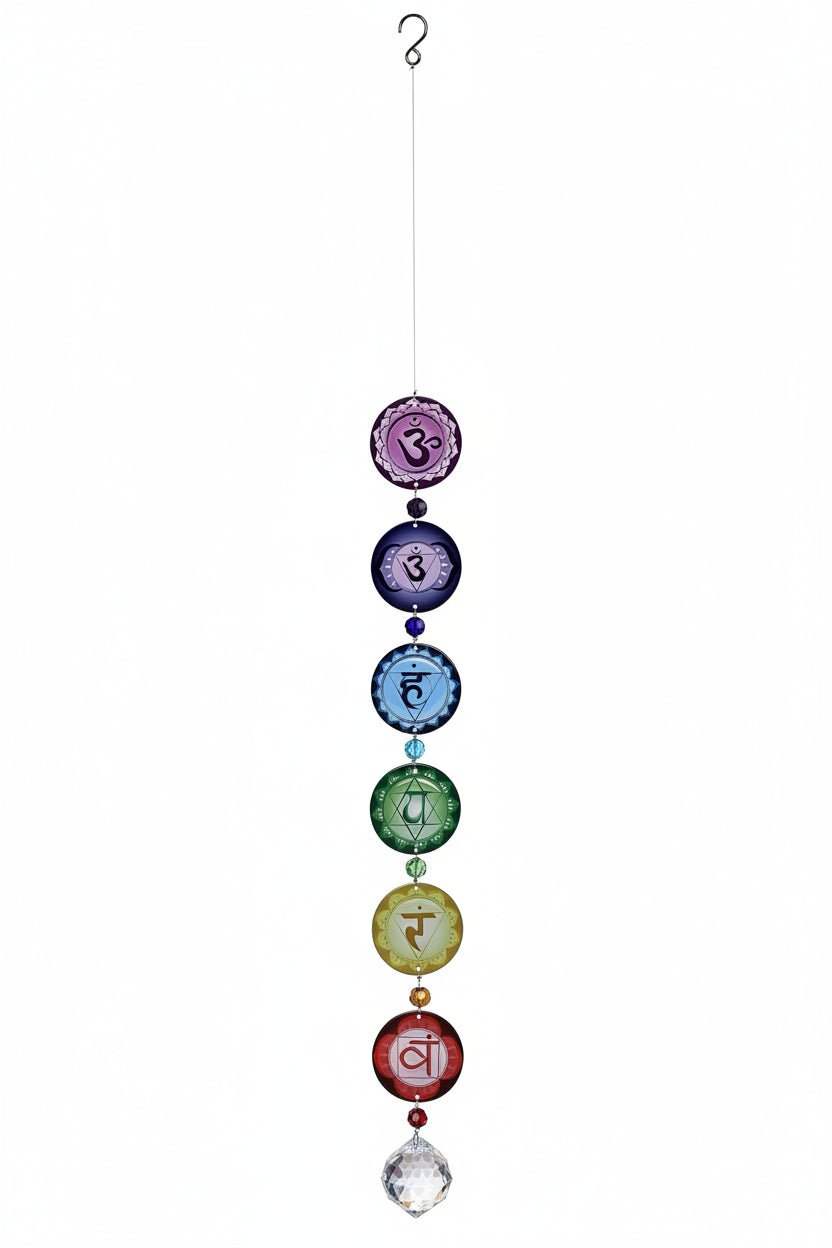 Suncatcher Seven Chakras* Crystal, Crystal Suncatcher & Gem Tree at World Of Decor NZ
