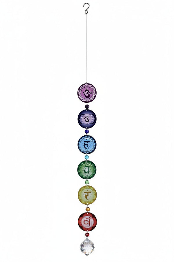 Suncatcher Seven Chakras* Crystal, Crystal Suncatcher & Gem Tree at World Of Decor NZ