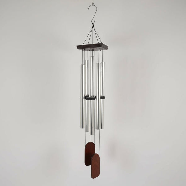 Symphony Tunes Chime 122cm - Silver WIND CHIMES at World Of Decor NZ