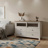 Teak Buffet/ Side Board 4 Drawers 2 Doors FURNITURE at World Of Decor NZ