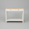 Teak Slat Sided Hall Table Hall table at World Of Decor NZ