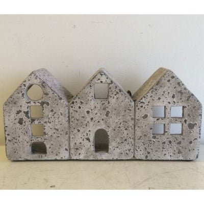 Tealite House Row 3 Candle,Tealight & Incense Holders at World Of Decor NZ