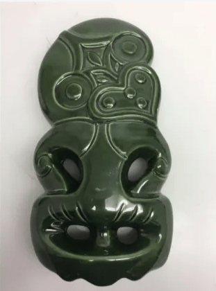 Tiki Ceramic Wall Hanging 20cm KIWIANA at World Of Decor NZ