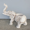 Trunk Up Elephant Statue Planter at World Of Decor NZ