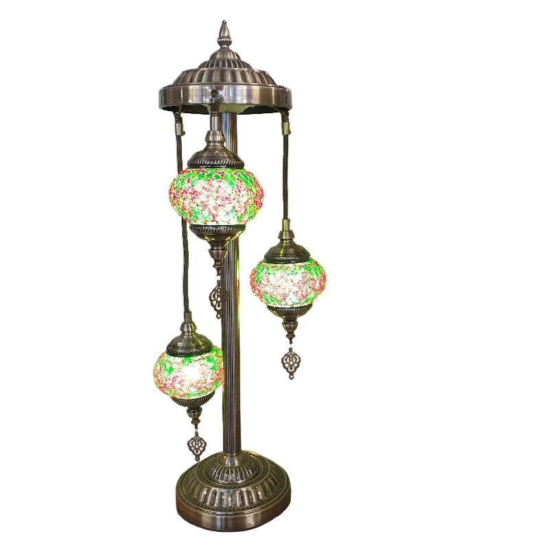 Turkish Mosaic Electric Lamp 3 Tier - 13 MORROCCAN LAMP at World Of Decor NZ