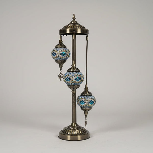 Turkish Mosaic Electric Lamp 3 Tier - 16 MORROCCAN LAMP at World Of Decor NZ