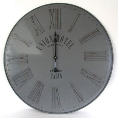 Union Hotel Paris Clock 80cm* CLOCK at World Of Decor NZ