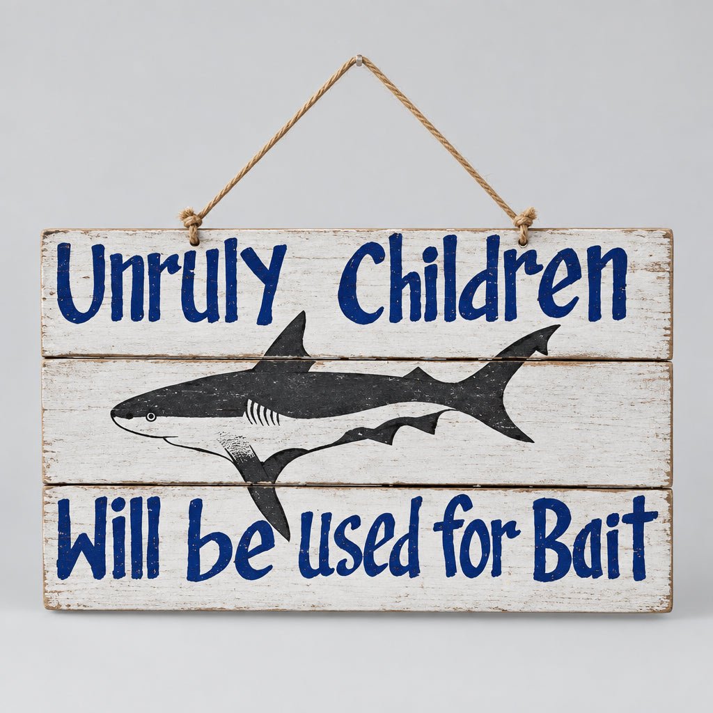 Unruly Children Sign Wall Art, Affirmations & Hangings at World Of Decor NZ