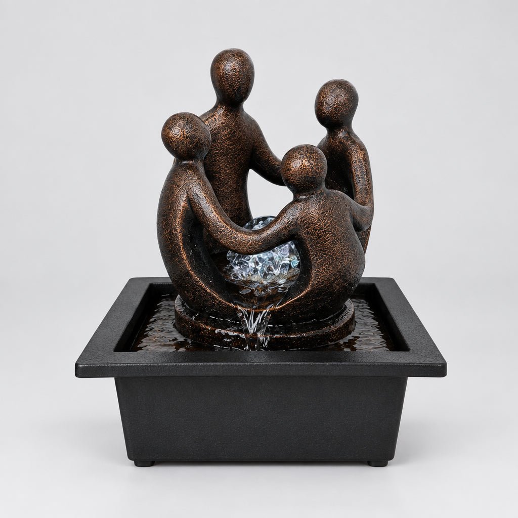 Water Feature-Circle Of Friends with Rolling Ball WATER FOUNTAIN at World Of Decor NZ