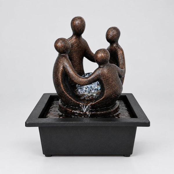Water Feature-Circle Of Friends with Rolling Ball WATER FOUNTAIN at World Of Decor NZ